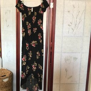 American Rag off the shoulder high-low dress